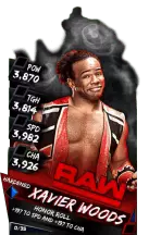 SuperCard XavierWoods S3 11 Hardened Raw