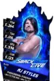 Super card  aj styles  s3 12  elite  smack down 9592 216