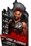 Super card  cedric alexander  s3 11  hardened  raw 9527 216