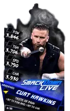 Super card  curt hawkins  s3 11  hardened  smack down 9531 216