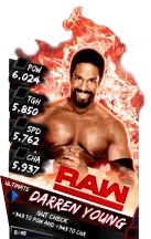 Super card  darren young  s3 13  ultimate  raw 9691 216