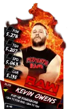 SuperCard KevinOwens S3 12 Elite Raw