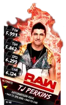 Super card  tj perkins  s3 13  ultimate  raw 9660 216