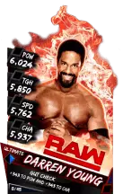 Super card  darren young  s3 13  ultimate  raw 9691 216