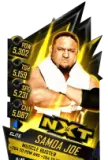 Super card  samoa joe  s3 12  elite  nx t 9625 216