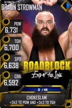 SuperCard BraunStrowman S3 13 Ultimate MITB