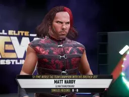 aew fight matt hardy broken