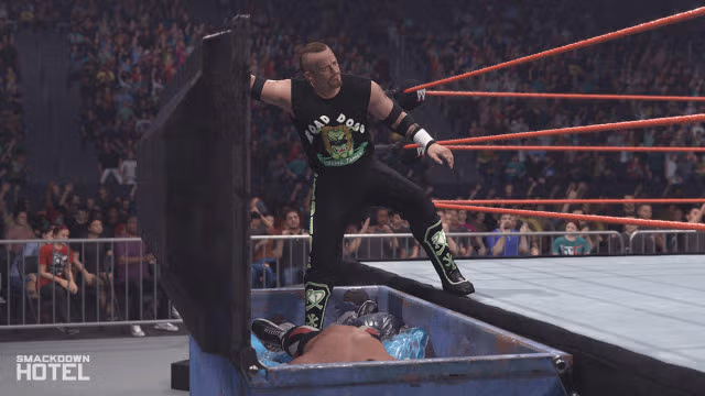 wwe 2k26 match types - dumpster
