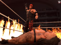 wwe2k26 kane and undertaker inferno match
