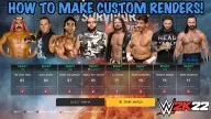 Wwe 2k22 custom renders guide cover