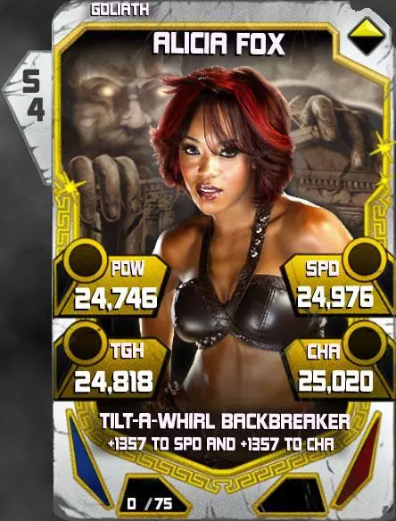 WWE SuperCard Throwback Alicia Fox