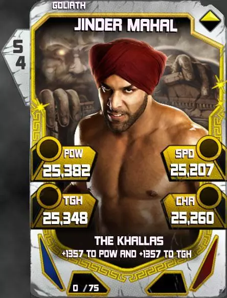 WWE SuperCard Throwback Jinder Mahal