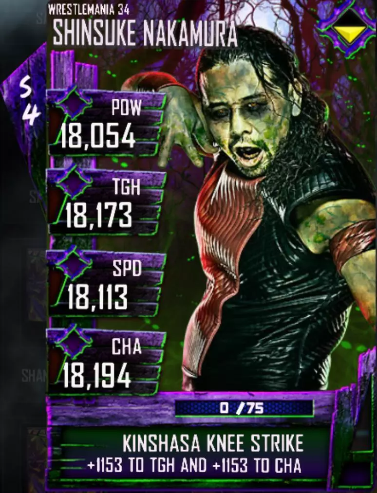 WWESuperCard Halloween ShinsukeNakamura