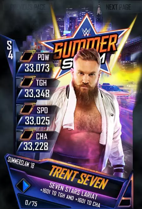 WWESuperCard SummerSlam18 TrentSeven