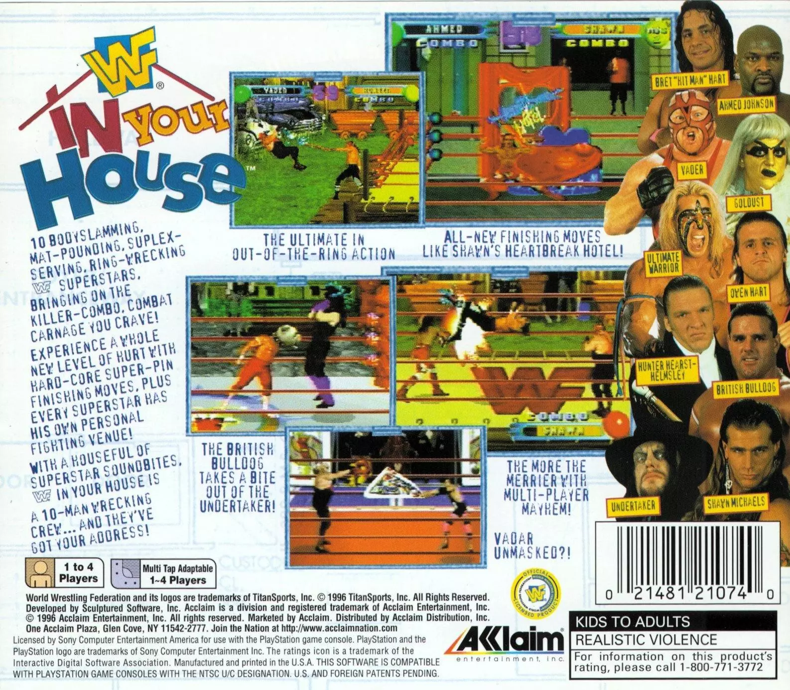 wwf in your house back cover