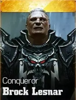 Brock lesnar  conqueror