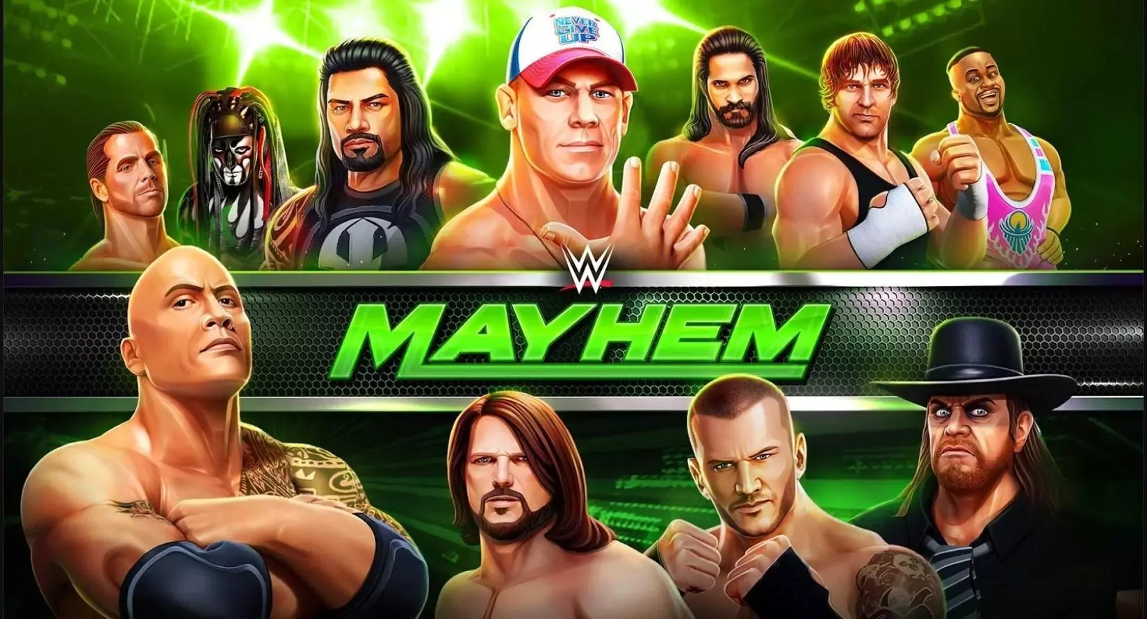 WWE Mayhem Mobile Game Now Available for Download on iOS & Android - All Details & Trailer