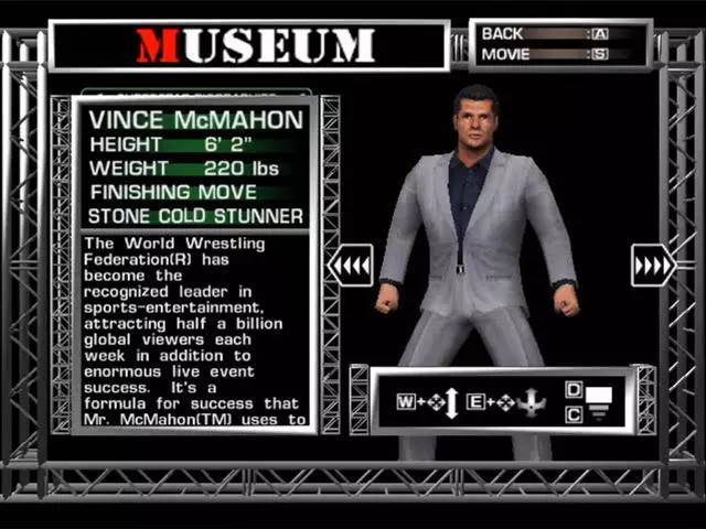 Vince McMahon - WWE Raw Roster Profile
