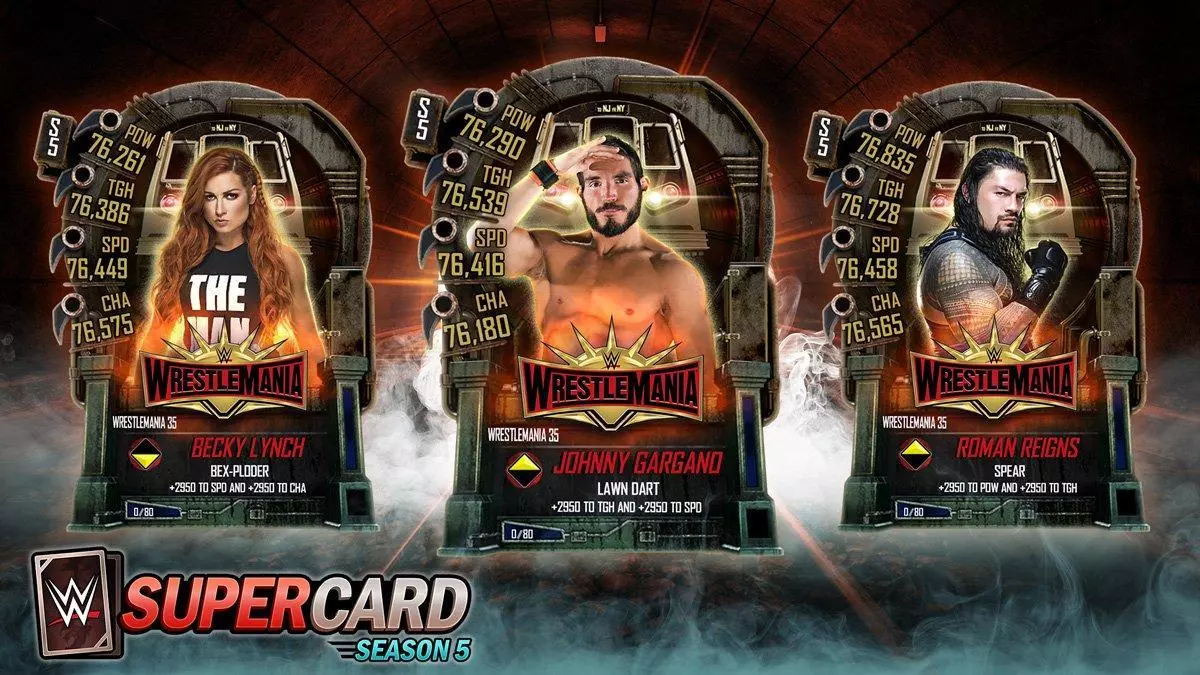 WWE SuperCard: WrestleMania 35 Tier Unveiled - New Cards & Update! - WWE SuperCard News WWE SuperCard: WrestleMania 35 Tier Unveiled - New Cards & Update! - WWE SuperCard News