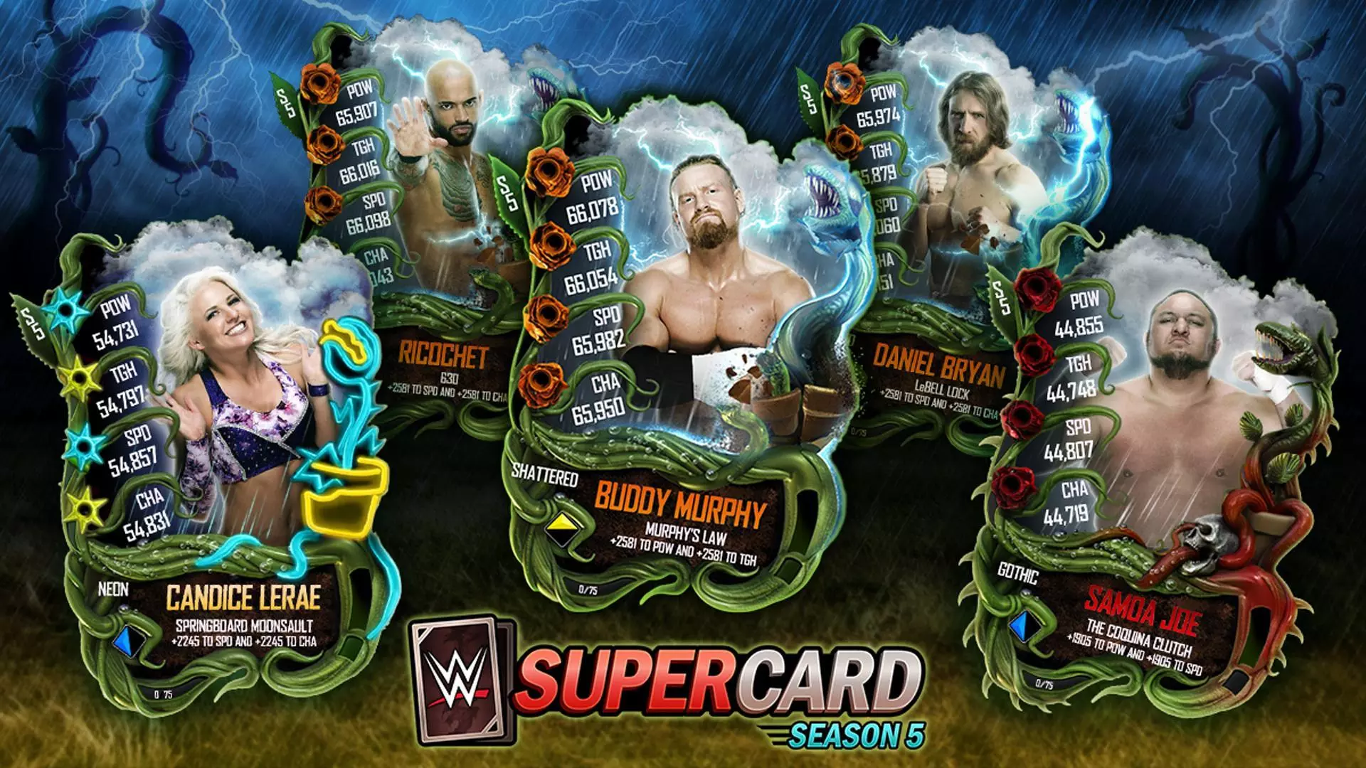 WWE SuperCard Spring 2019 Promotion, featuring 18 New Cards!