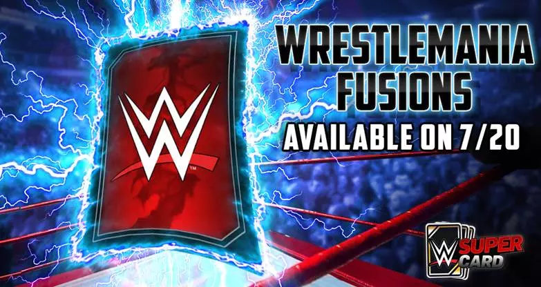 WWE SuperCard adds WrestleMania Fusions & WM Throwback Cards - WWE SuperCard News WWE SuperCard adds WrestleMania Fusions & WM Throwback Cards - WWE SuperCard News