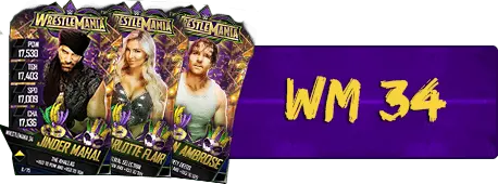 Wrestlemania 34 catalog