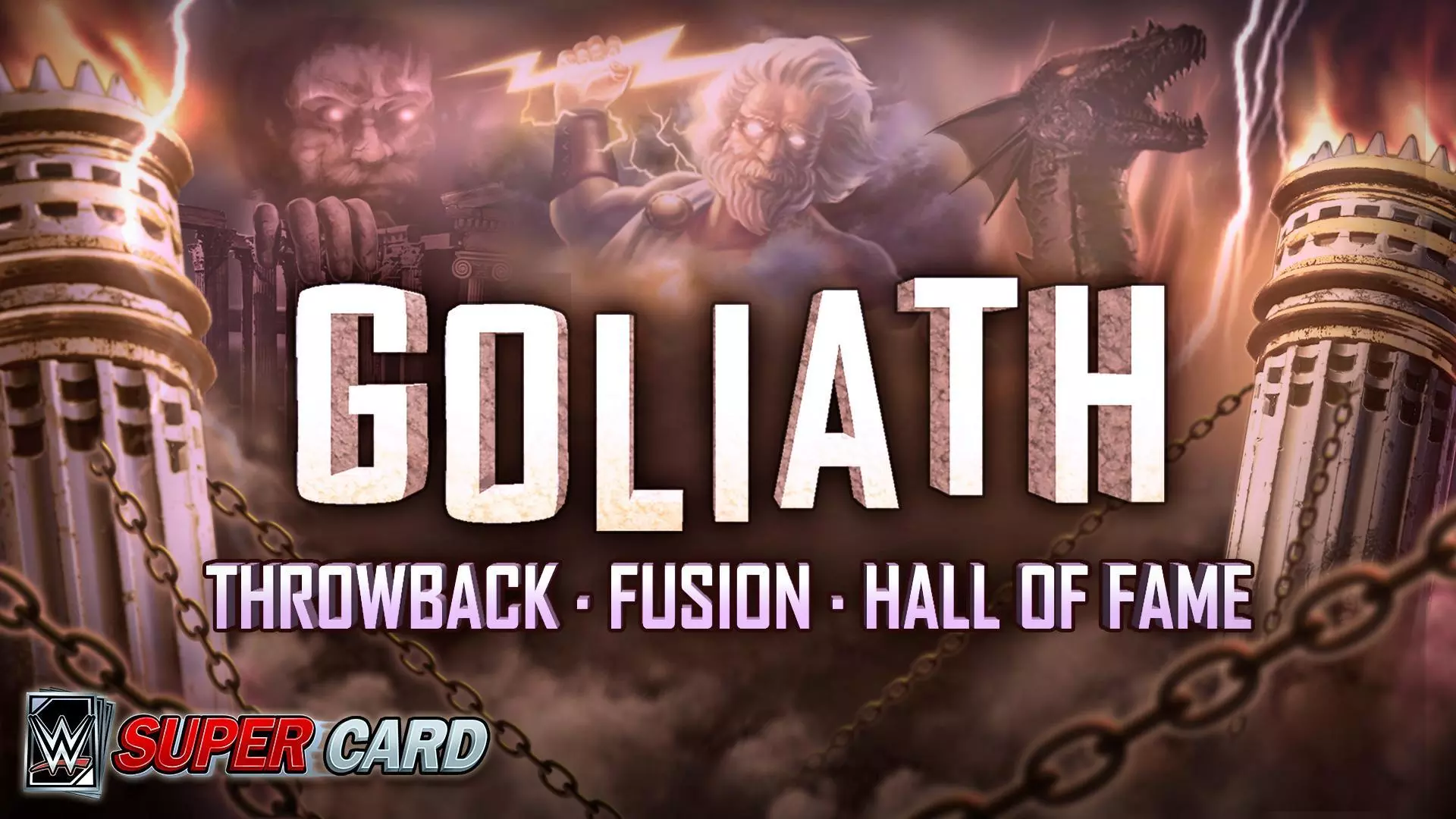 WWE SuperCard Adds Goliath Throwback, Fusion & Hall of Fame Cards WWE SuperCard Adds Goliath Throwback, Fusion & Hall of Fame Cards