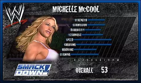 Michelle McCool - WWE SmackDown! vs. Raw 2006 Roster Michelle McCool - WWE SmackDown! vs. Raw 2006 Roster