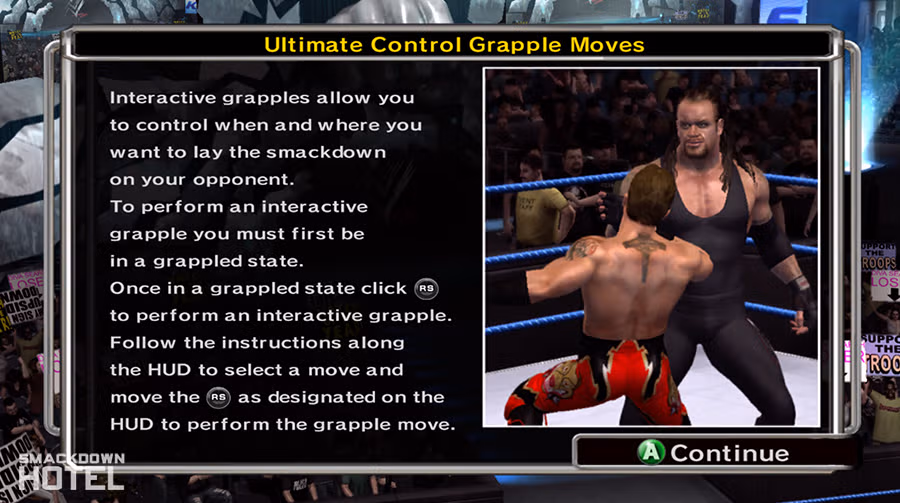 WWE SmackDown vs. Raw 2007 controls