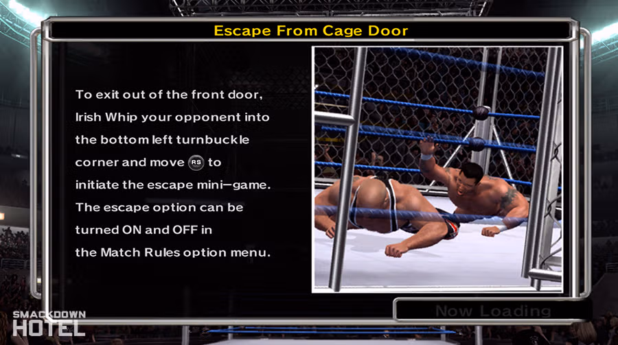 WWE SmackDown vs. Raw 2007 controls