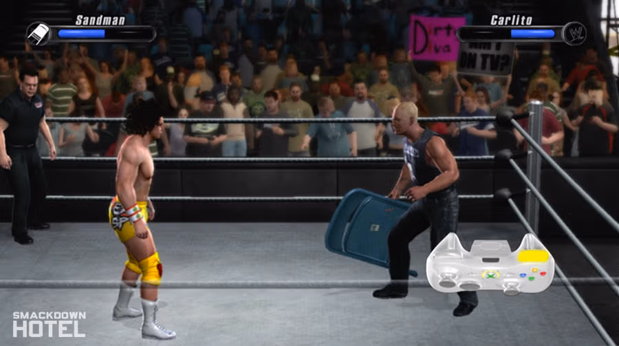 WWE SmackDown vs. Raw 2008 controls