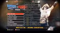 WWE SmackDown vs. Raw 2011: Match Types List