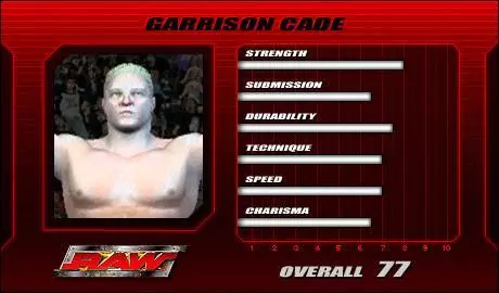 Garrison Cade - SVR 2005 Roster Profile Countdown