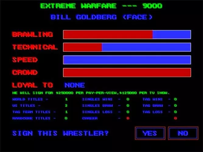 Extreme Warfare - Wrestling Games Database