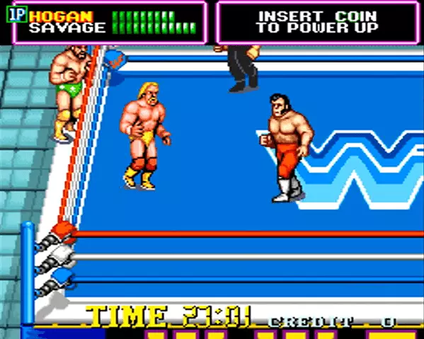 WWF Superstars Gameplay Screen