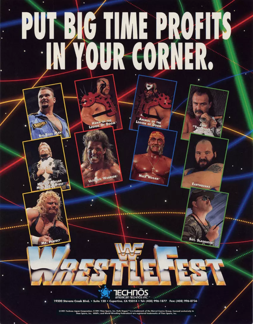 wwf wrestlefest 1991 poster