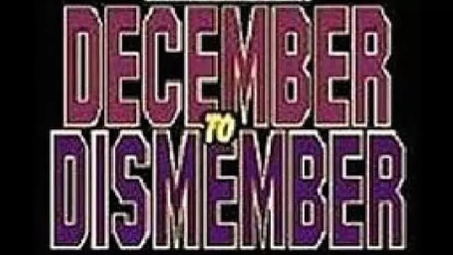 ECW December to Dismember 1995 - Match Card & Results | ECW PPV ECW December to Dismember 1995 - Match Card & Results | ECW PPV