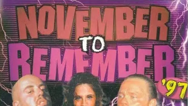 ECW November to Remember 1997 - ECW PPV Results
