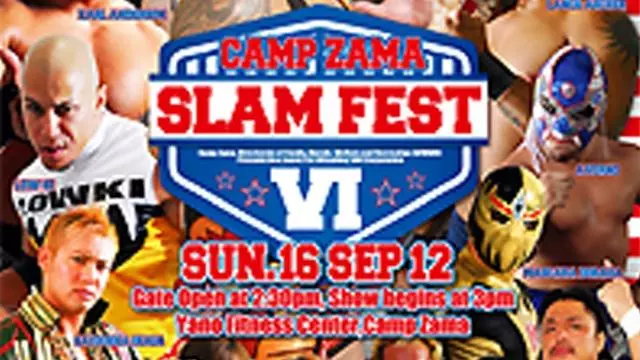 NJPW Camp Zama Slamfest VI - Match Card & Results | NJPW PPV NJPW Camp Zama Slamfest VI - Match Card & Results | NJPW PPV
