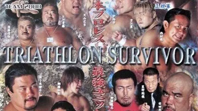 NJPW Triathlon Survivor 2002 - Match Card & Results | NJPW PPV NJPW Triathlon Survivor 2002 - Match Card & Results | NJPW PPV