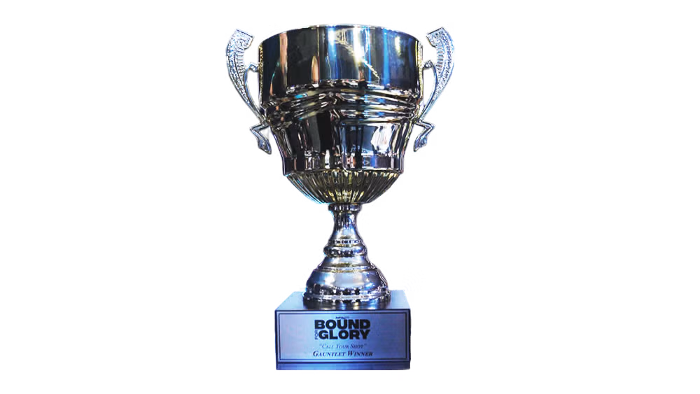 TNA Call Your Shot Gauntlet Trophy