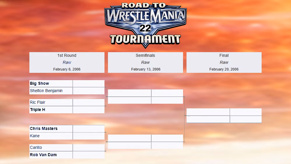 WWE Road to WrestleMania Tournament