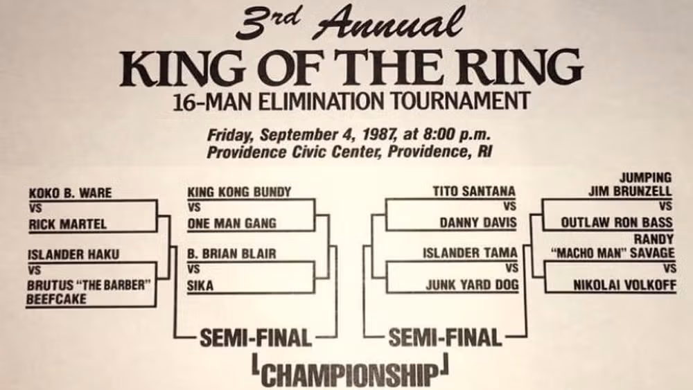 WWF King of the Ring 1987