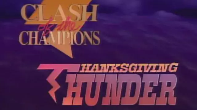 WCW Clash of the Champions XIII: Thanksgiving Thunder - WCW PPV Results