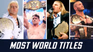 Top 50 Wrestlers with the Most World Title Wins, Ranked