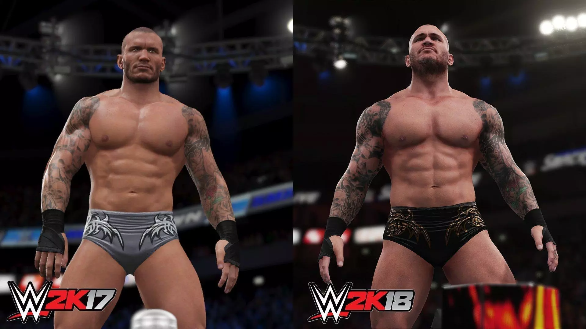 WWE2K22 vs WWE 2K MODS Graphics comparison : r/WWEGames