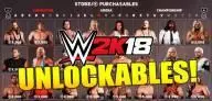 WWE 2K18 All Unlockables: Characters, Arenas & Championships (VC Purchasables)