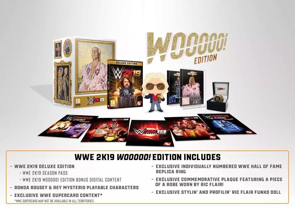 WWE 2K19 Wooooo! Collector's Edition Content - Ric Flair