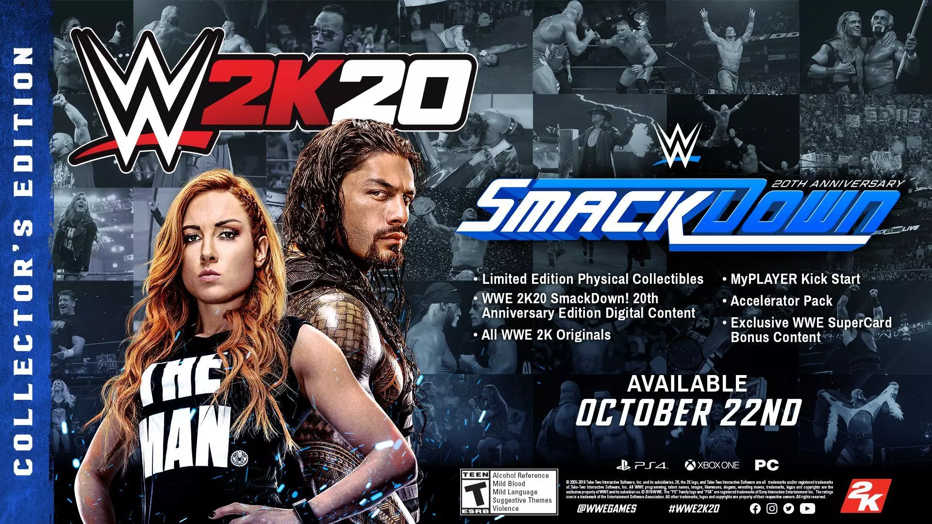 WWE 2K20 Editions Collector's SmackDown Edition