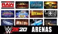 Wwe 2k20 all arenas ppv list